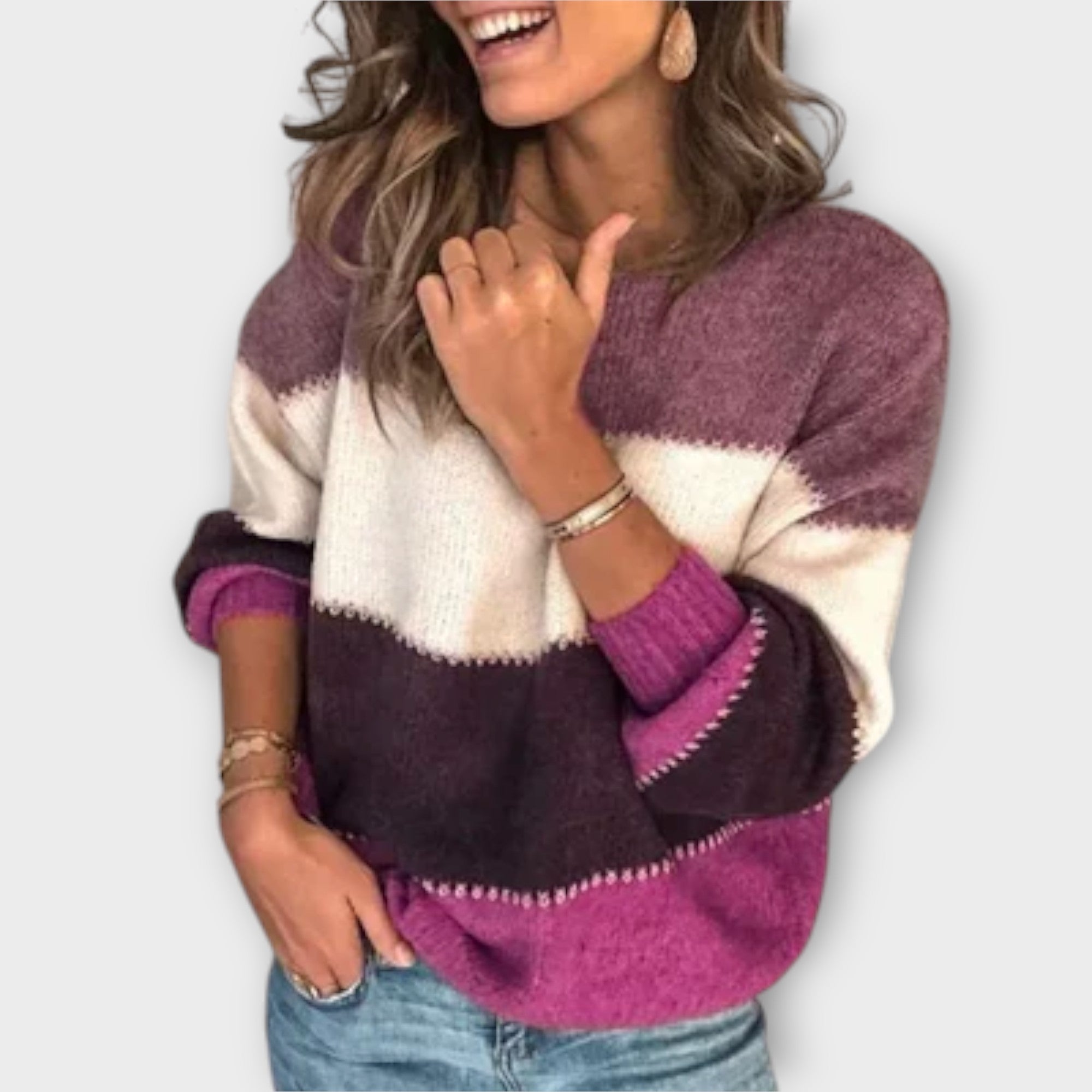 Elisa - Suéter relajado y cálido Luvamoda