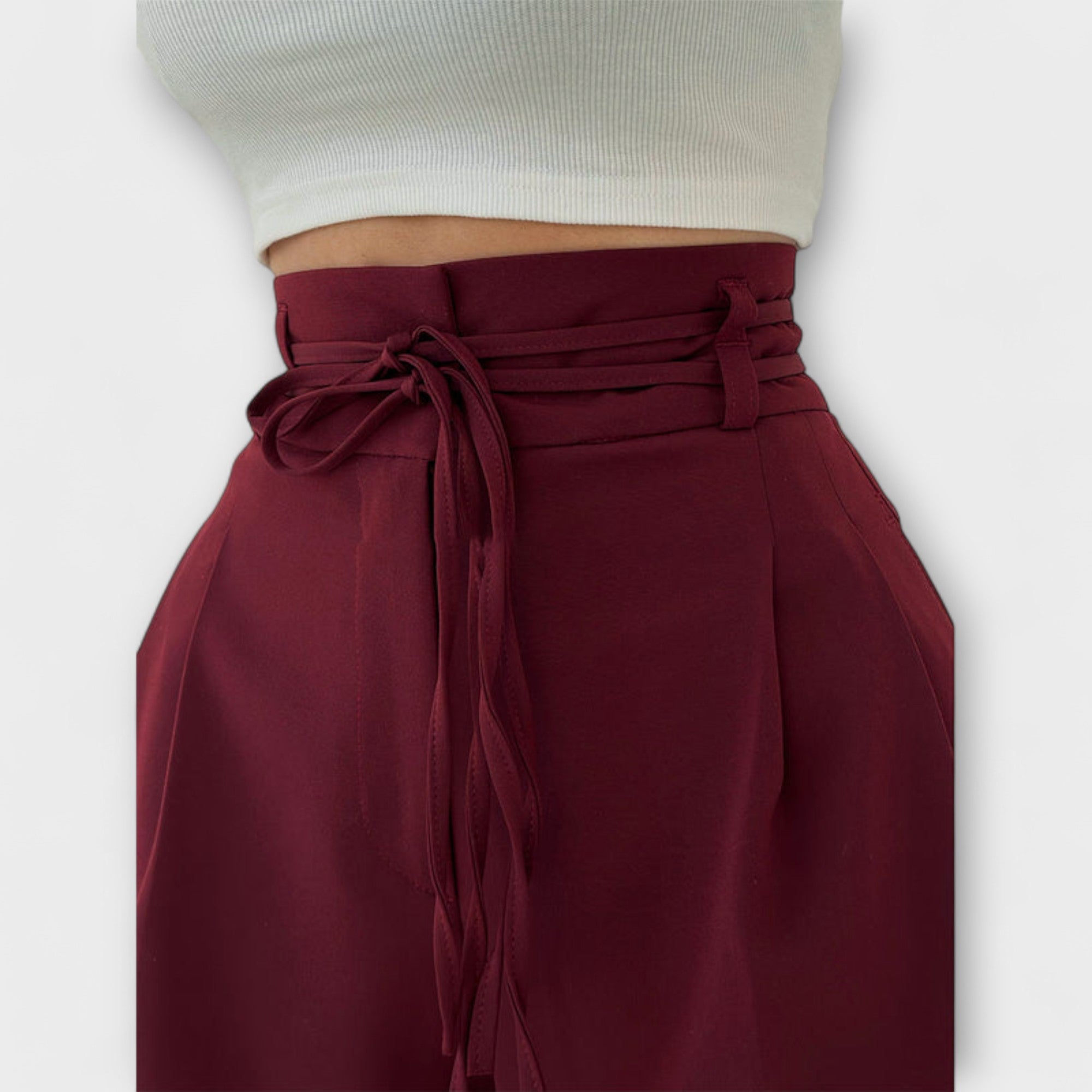 Jill - Pantalones de estar por casa con cordón LuvaModa