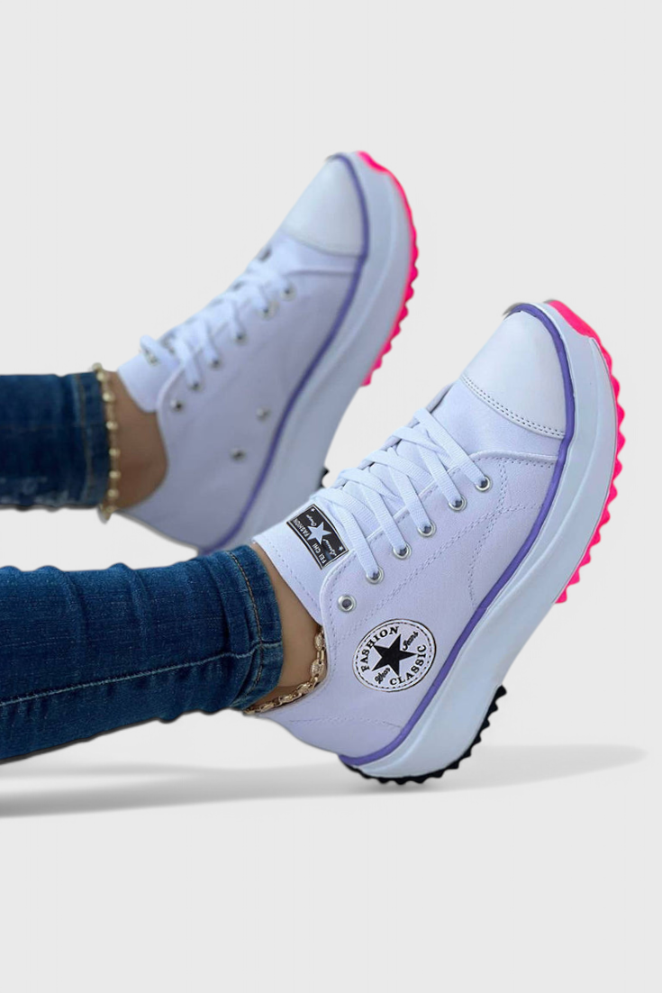 Zapatillas de lona gruesas Taya LuvaModa