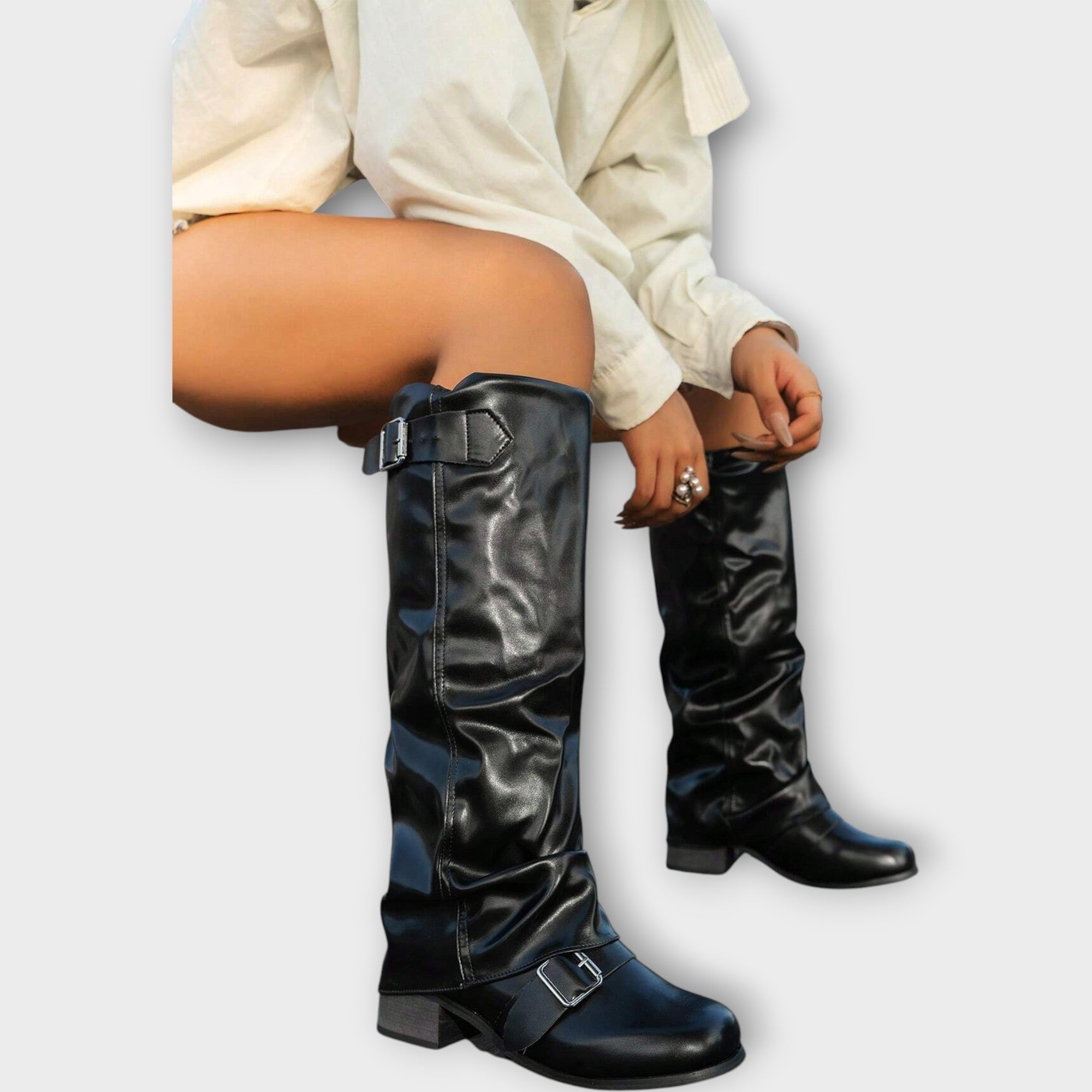 Botas de cuero holgadas Rowan LuvaModa