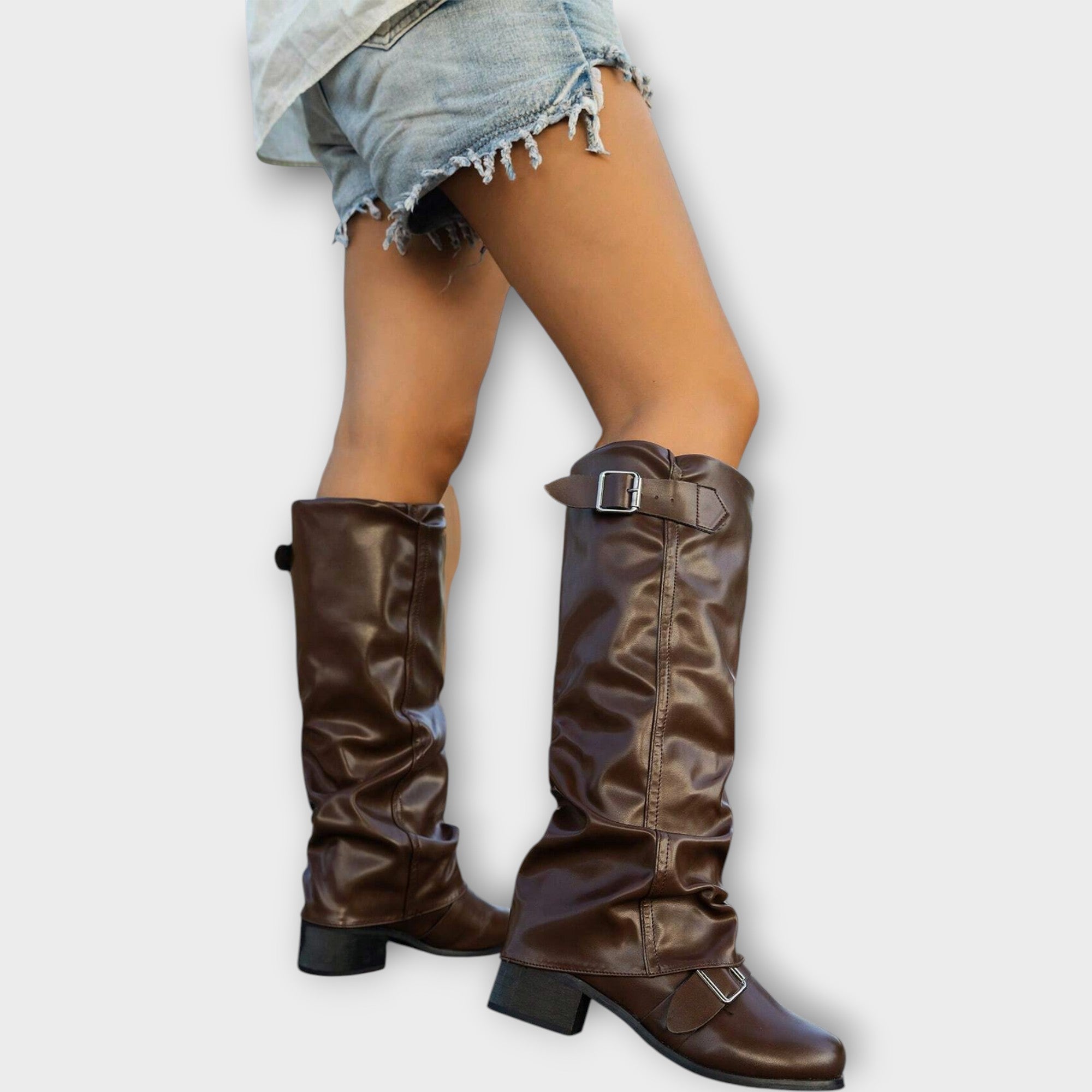 Botas de cuero holgadas Rowan LuvaModa