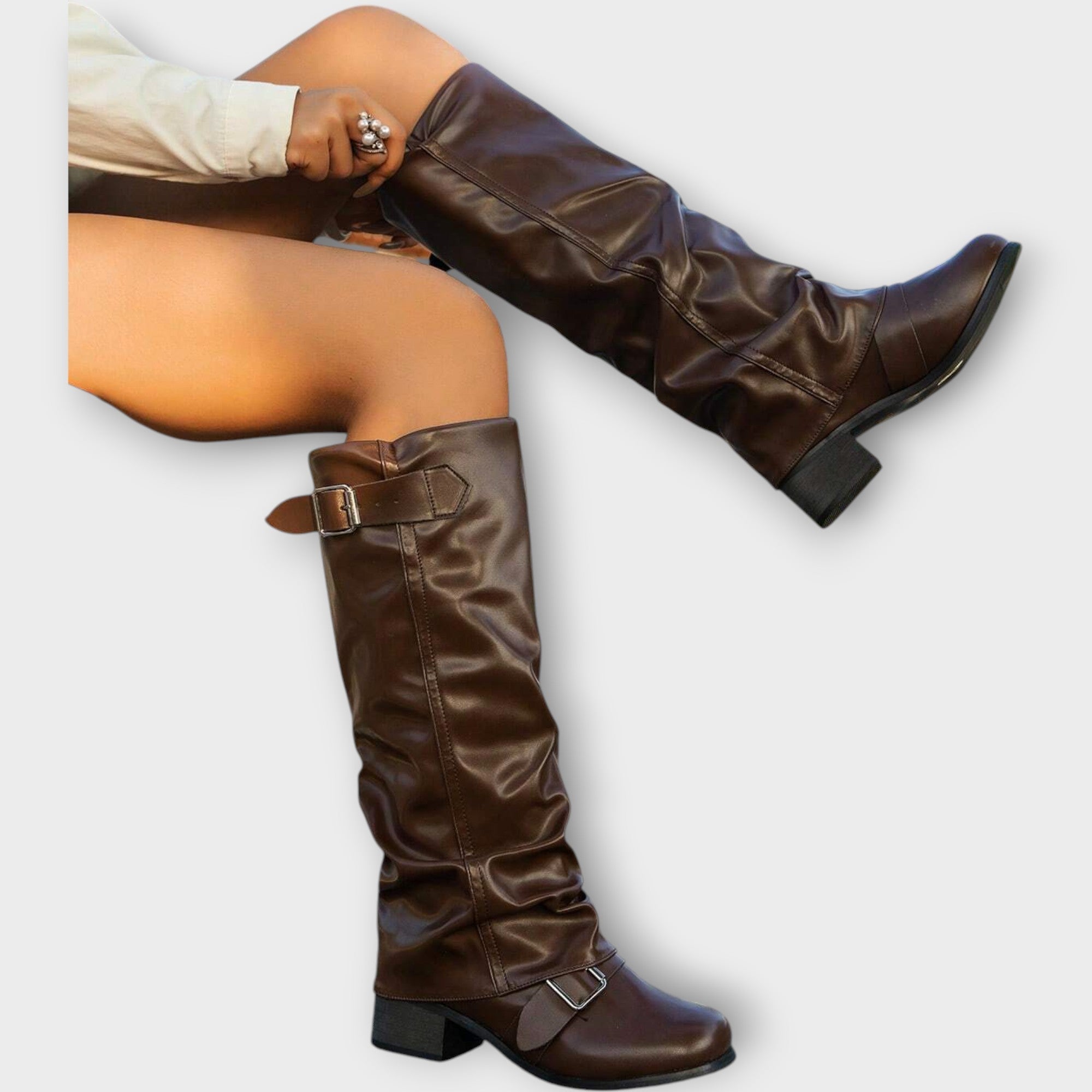 Botas de cuero holgadas Rowan LuvaModa