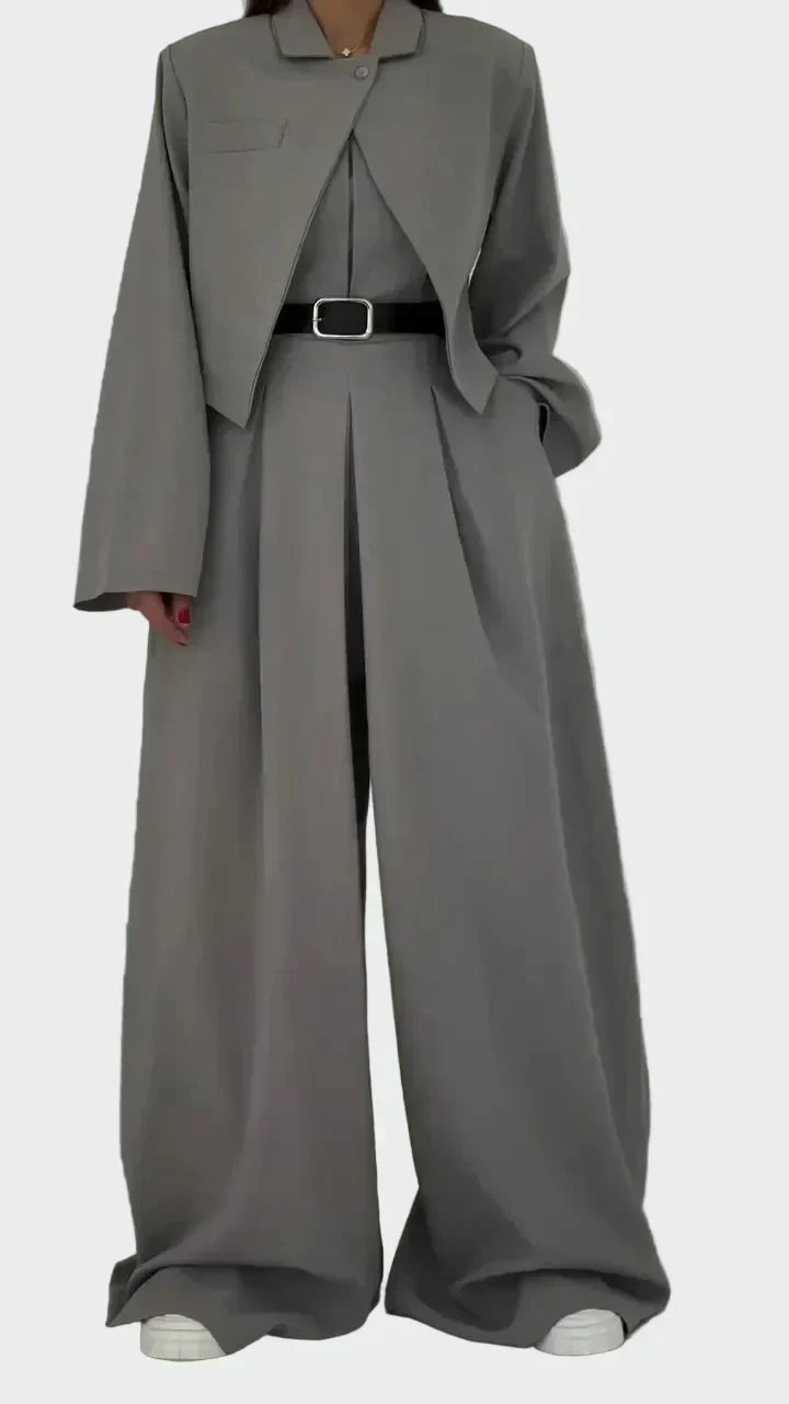 Conjunto Bastie y Chaqueta Estilo Elegante y Moderno LuvaModa