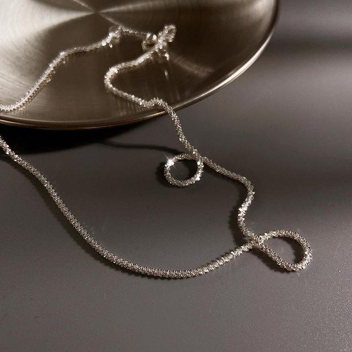 Conjunto de collar de plata LuvaModa