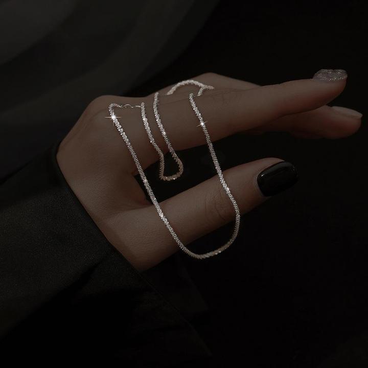 Conjunto de collar de plata LuvaModa