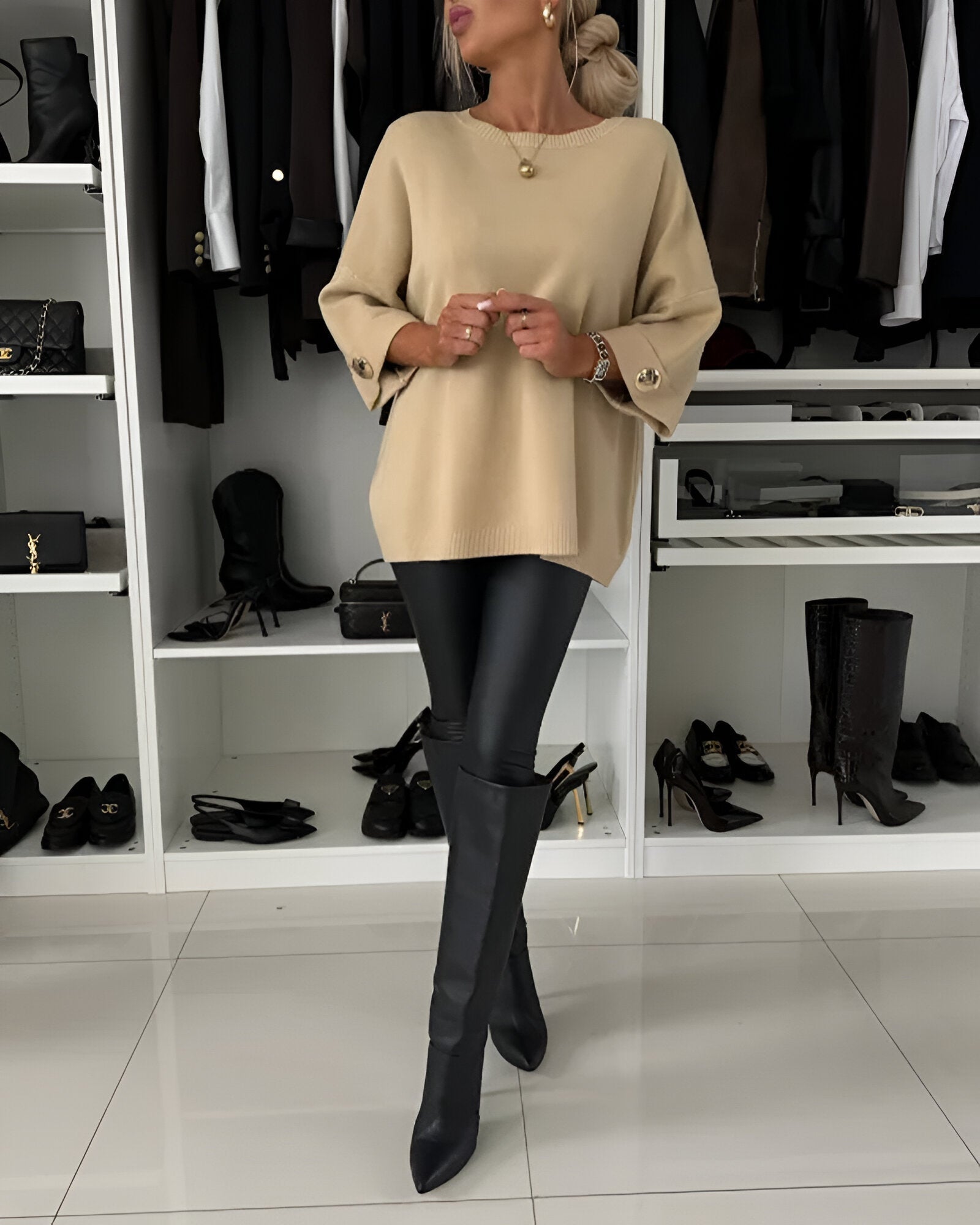 Janelle – Suéter informal con estilo Luvamoda