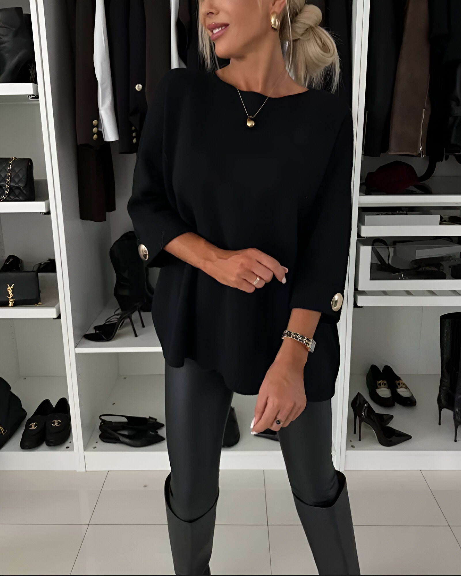 Janelle – Suéter informal con estilo Luvamoda