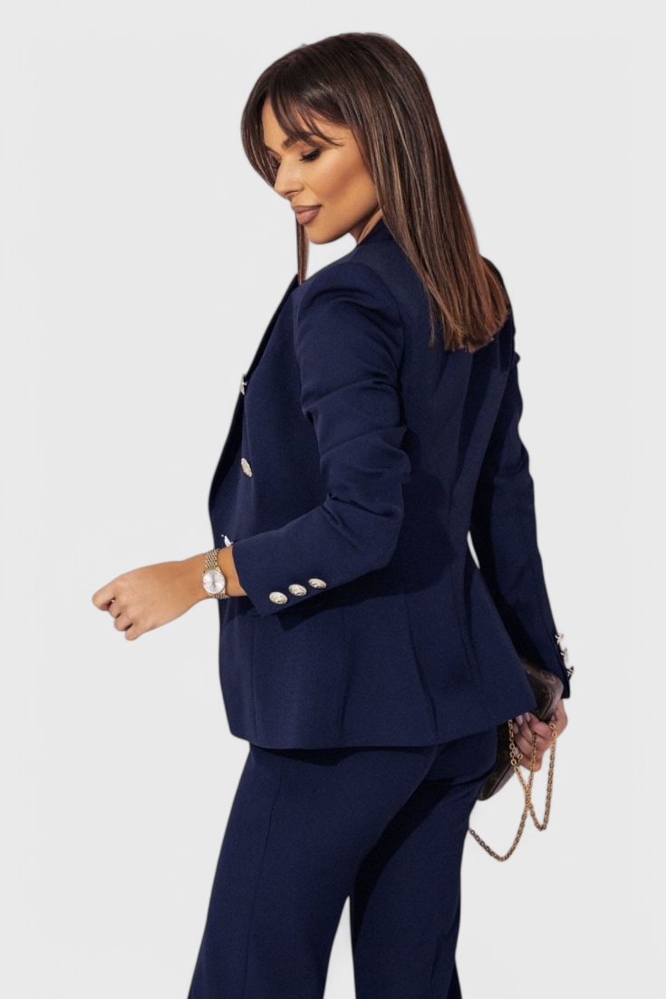 Conjunto elegante de blazer y pantalón Rosalin LuvaModa