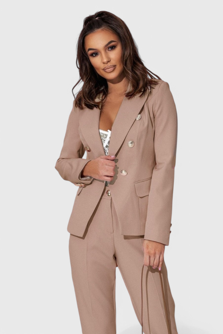 Conjunto elegante de blazer y pantalón Rosalin LuvaModa