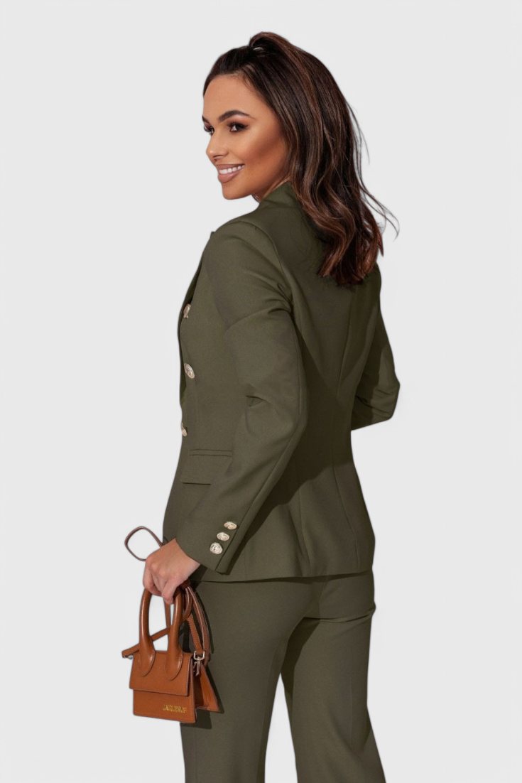 Conjunto elegante de blazer y pantalón Rosalin LuvaModa