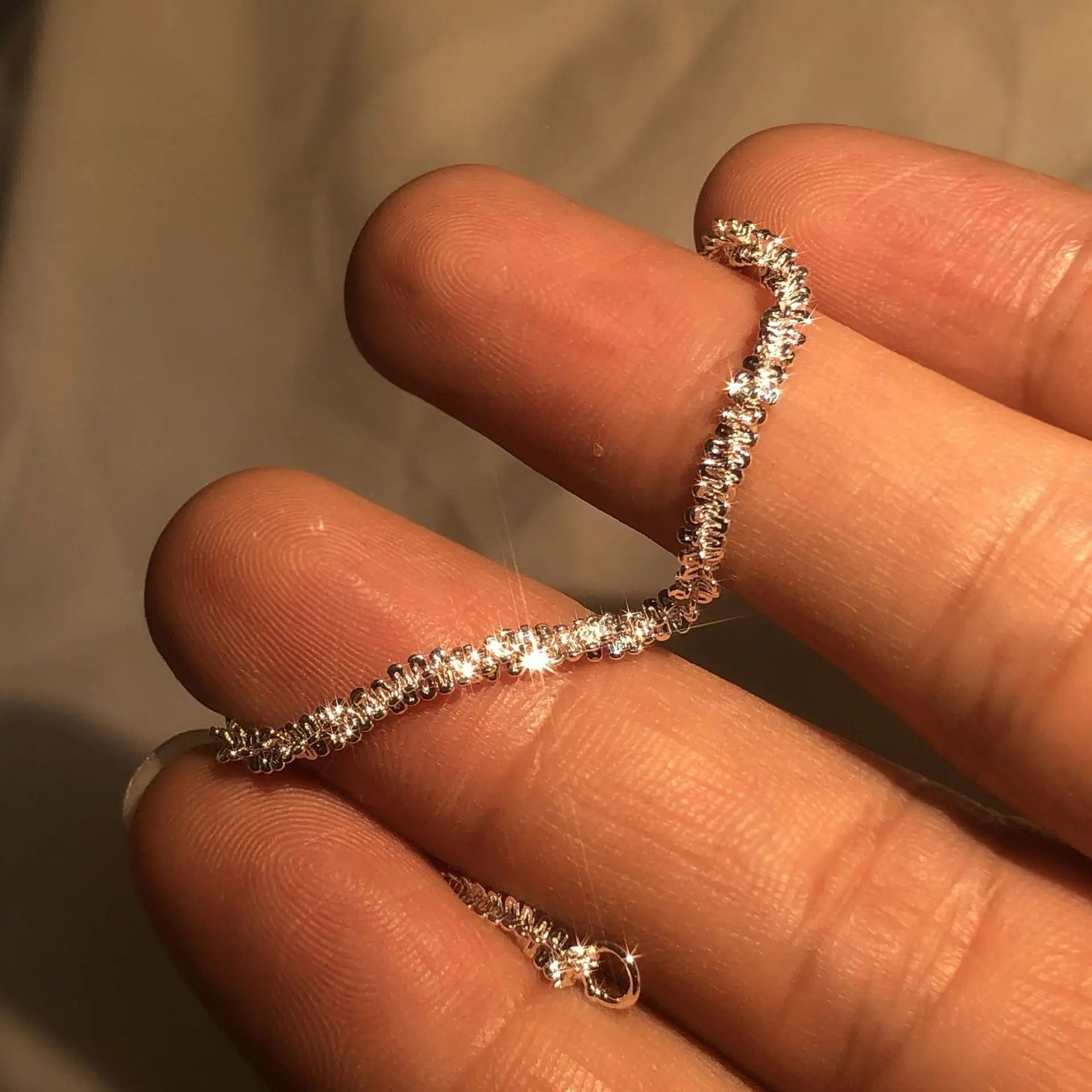 Pulsera de plata brillante LuvaModa