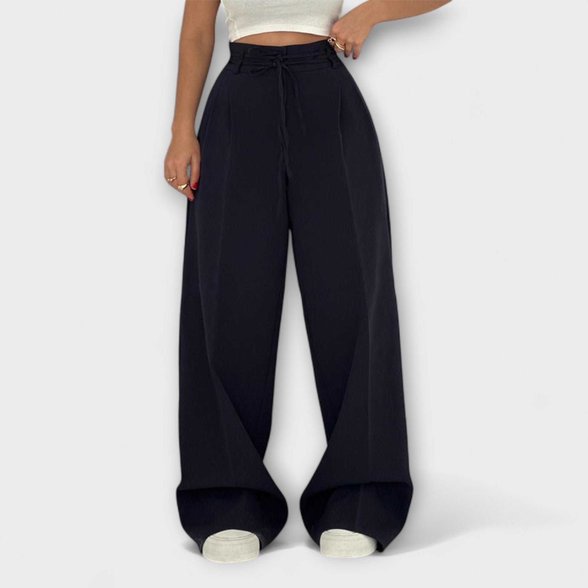 Jill - Pantalones de estar por casa con cordón LuvaModa