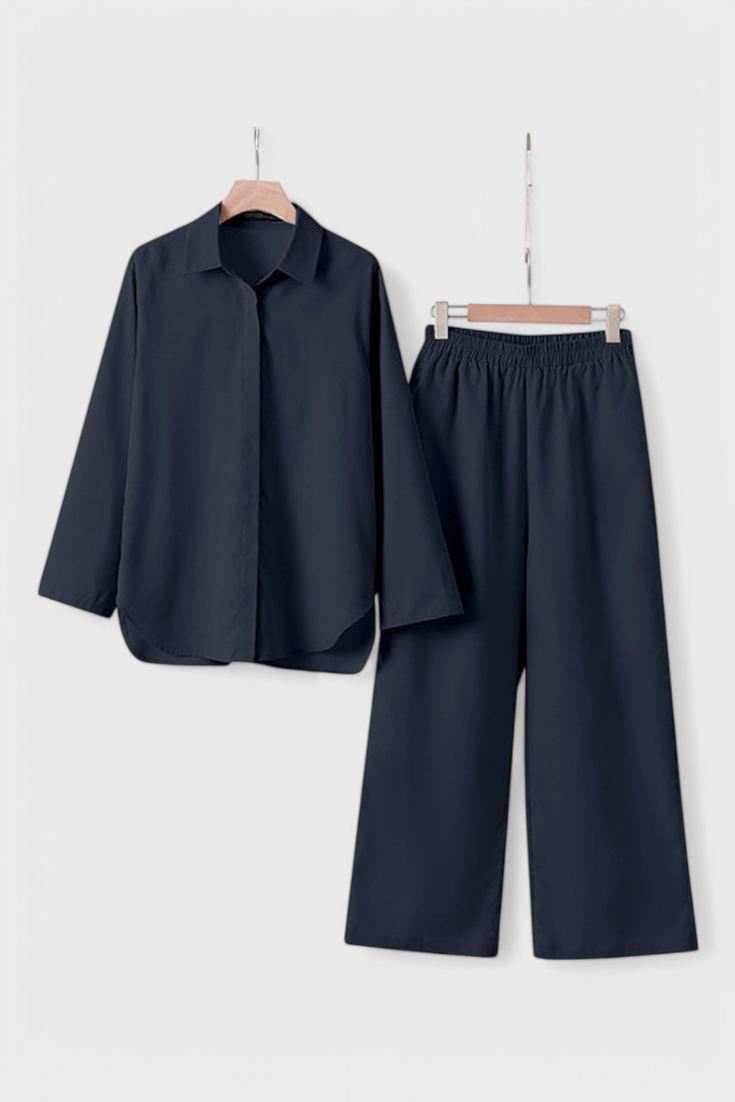 Conjunto de dos piezas de algodón y lino Skye LuvaModa