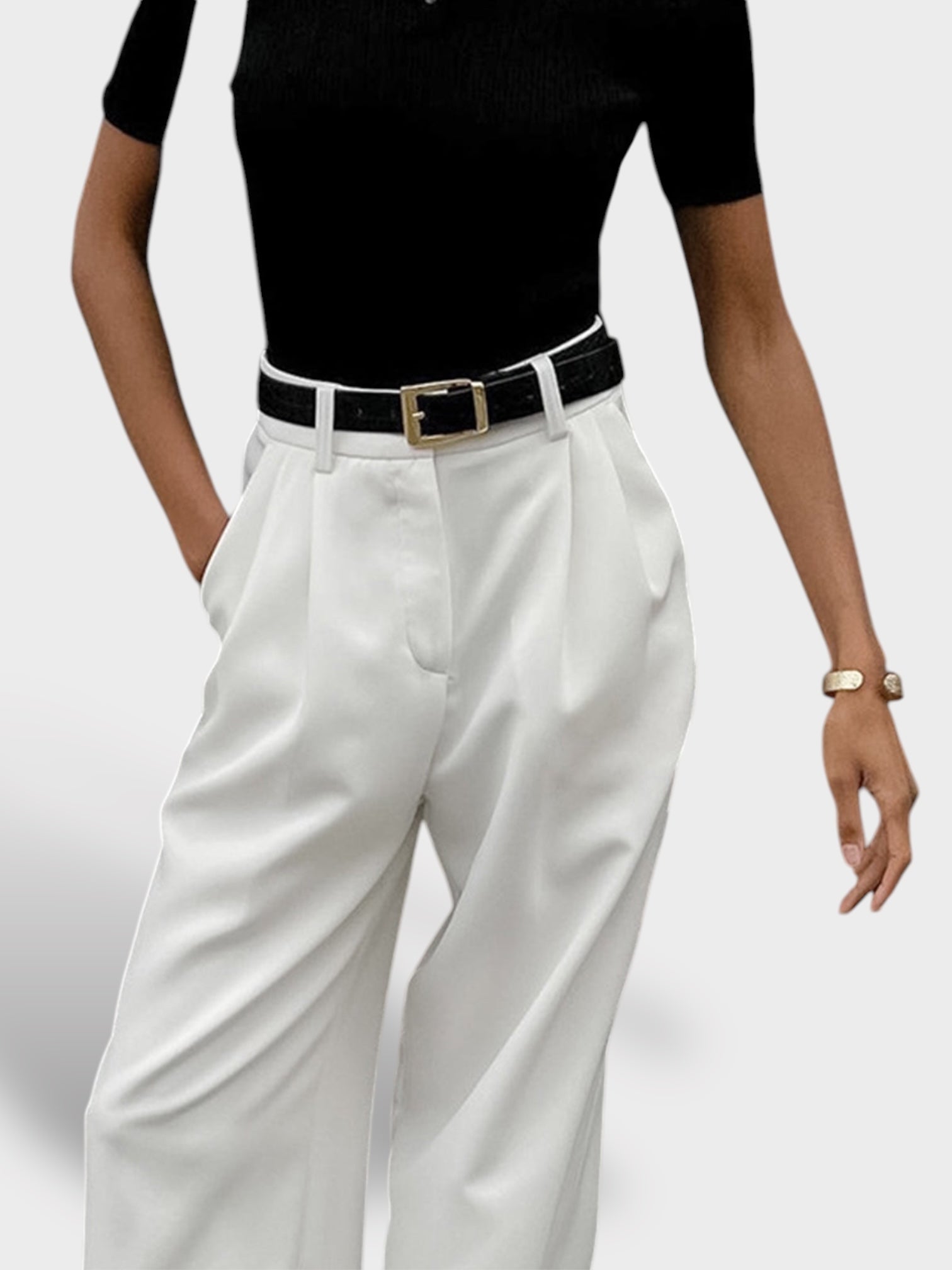 Iris | Pantalones anchos lisos LuvaModa