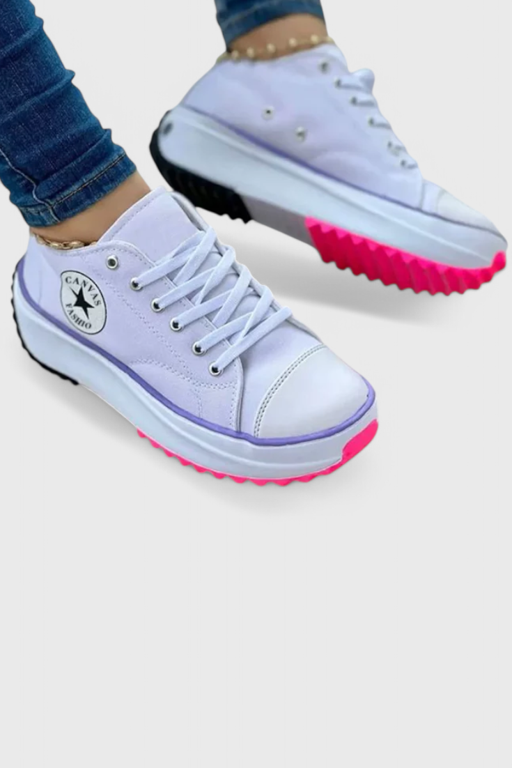 Zapatillas de lona gruesas Taya LuvaModa