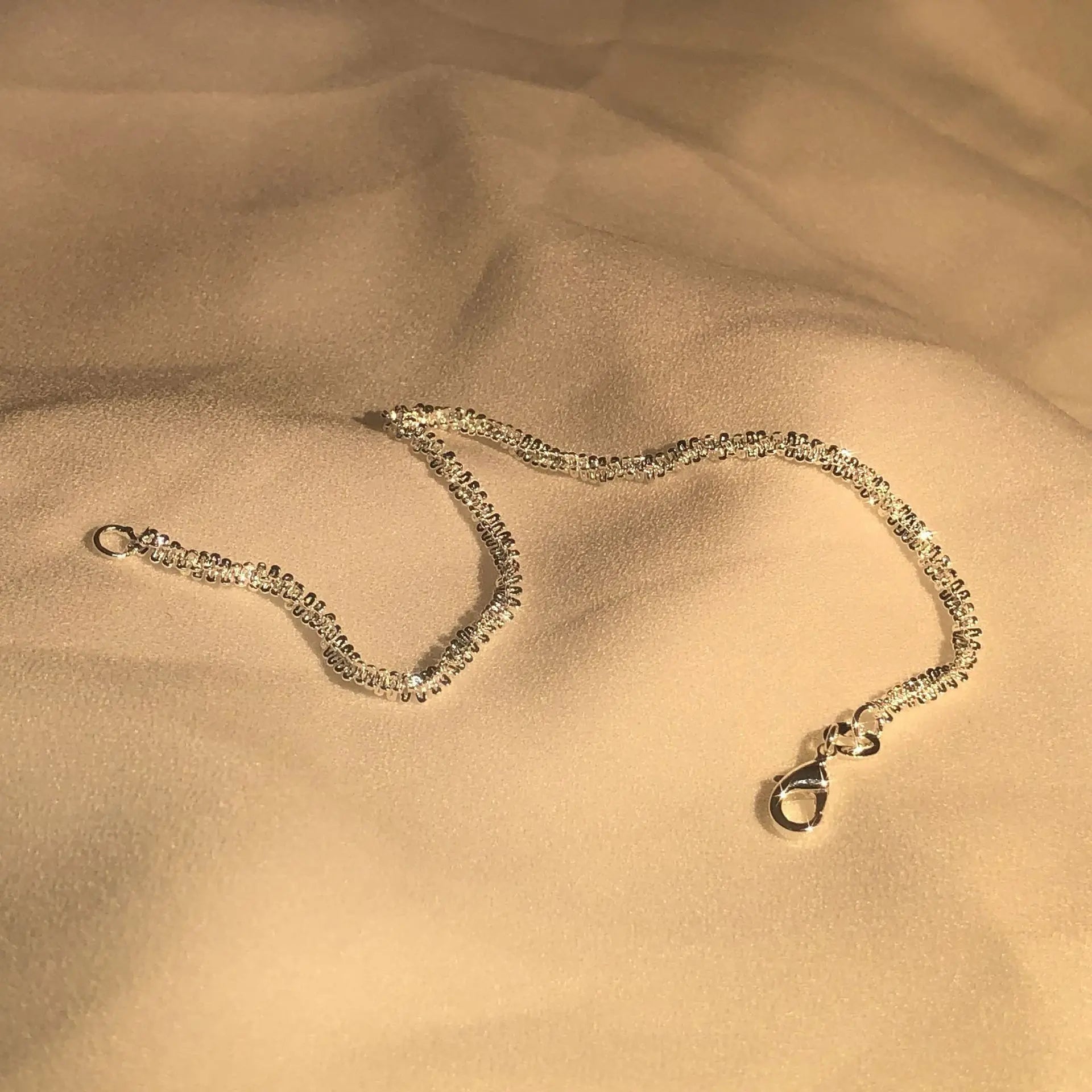 Pulsera de plata brillante LuvaModa