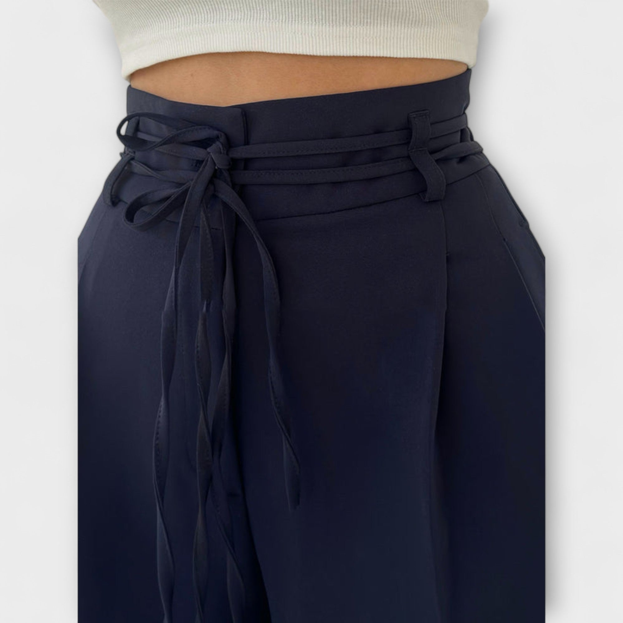 Jill - Pantalones de estar por casa con cordón LuvaModa