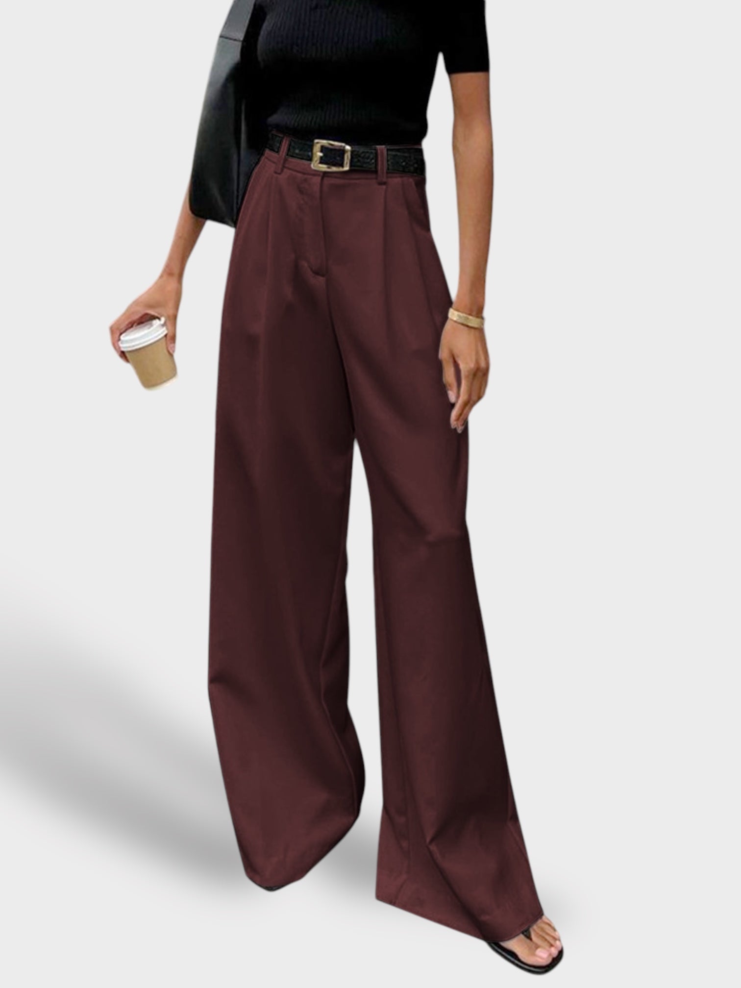 Iris | Pantalones anchos lisos LuvaModa