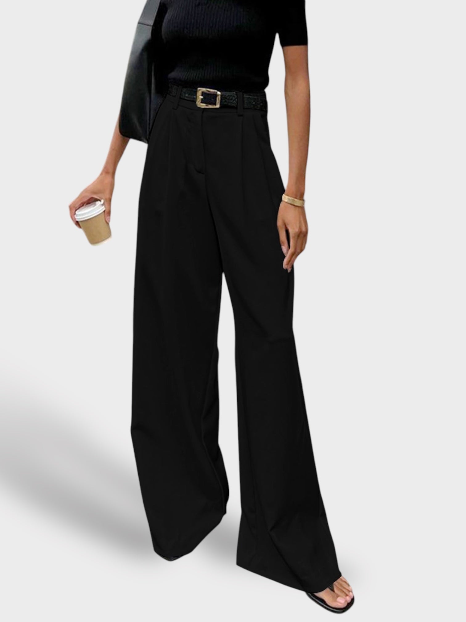 Iris | Pantalones anchos lisos LuvaModa