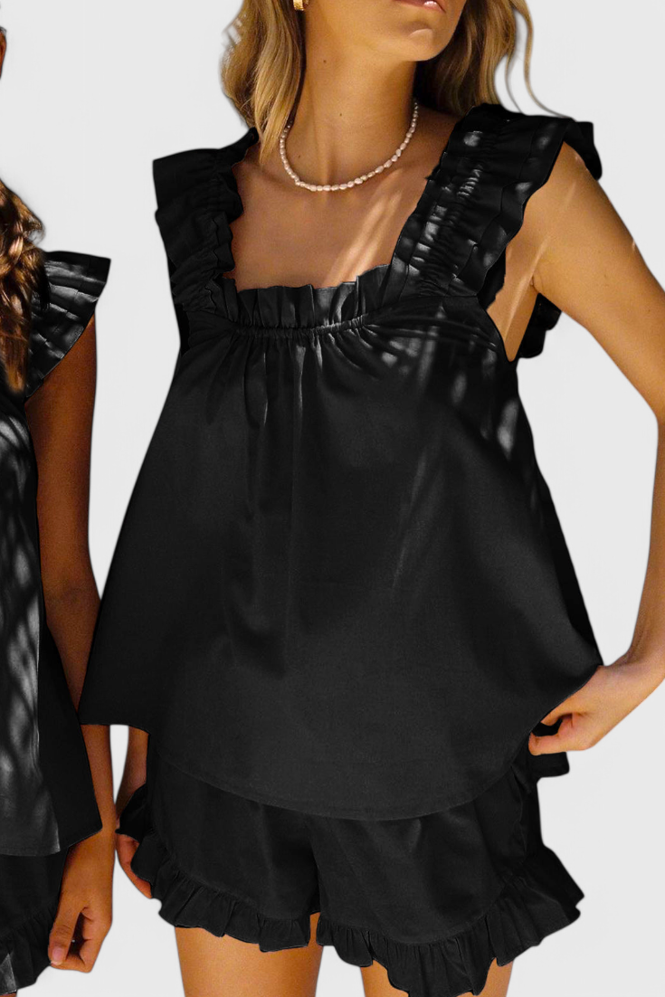 Conjunto de salón Victoria con volantes LuvaModa