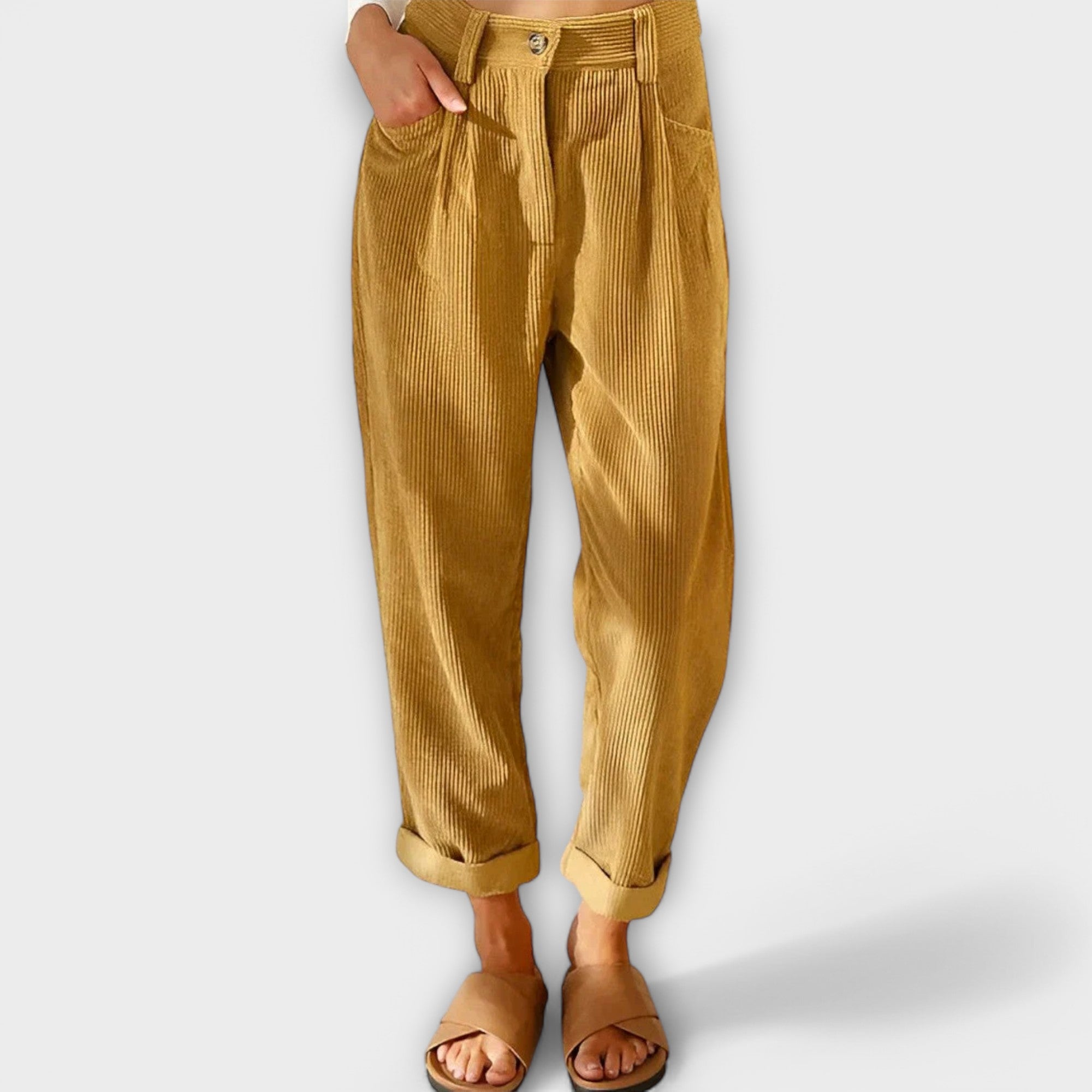 Jana - Pantalones de campana de moda LuvaModa
