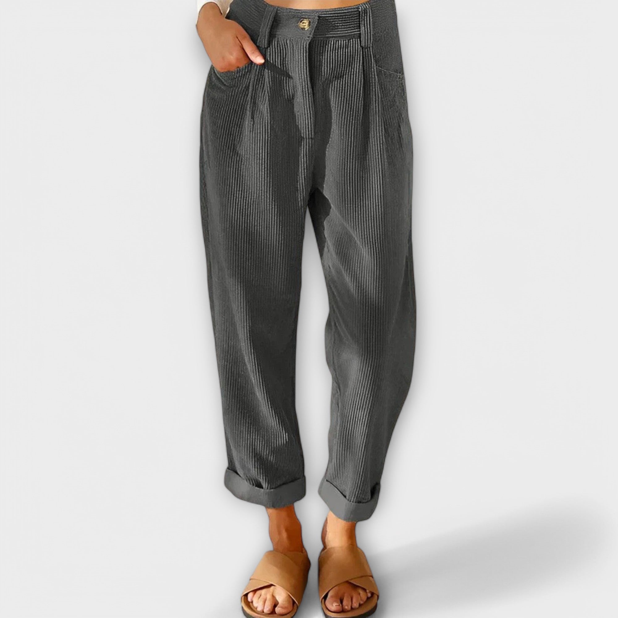 Jana - Pantalones de campana de moda LuvaModa