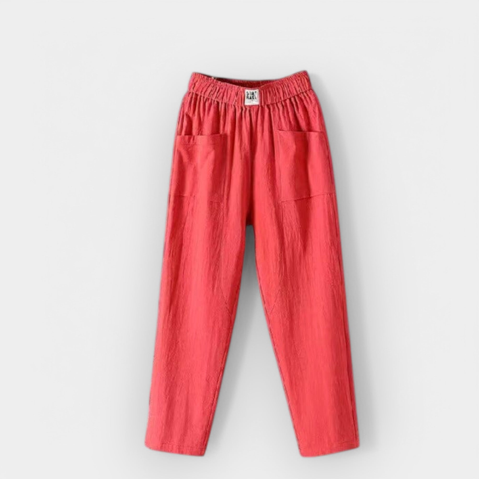 Pantalones de lino cómodos LuvaModa
