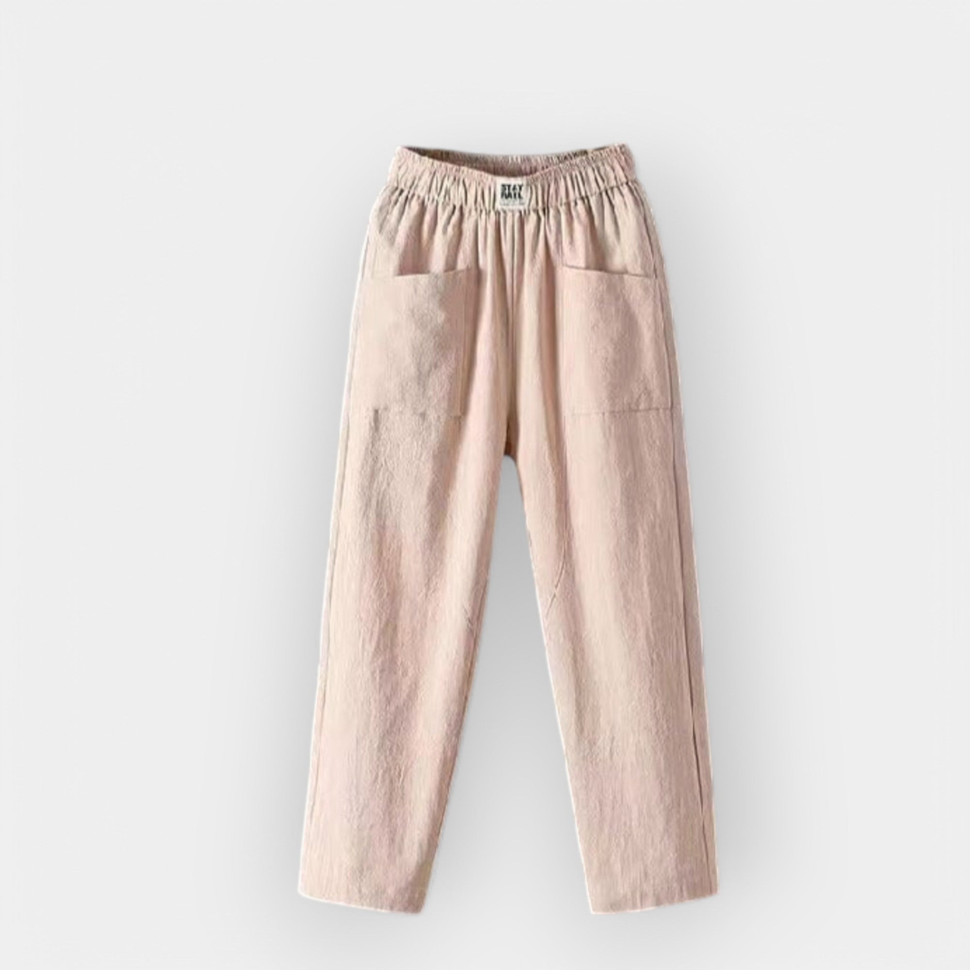 Pantalones de lino cómodos LuvaModa