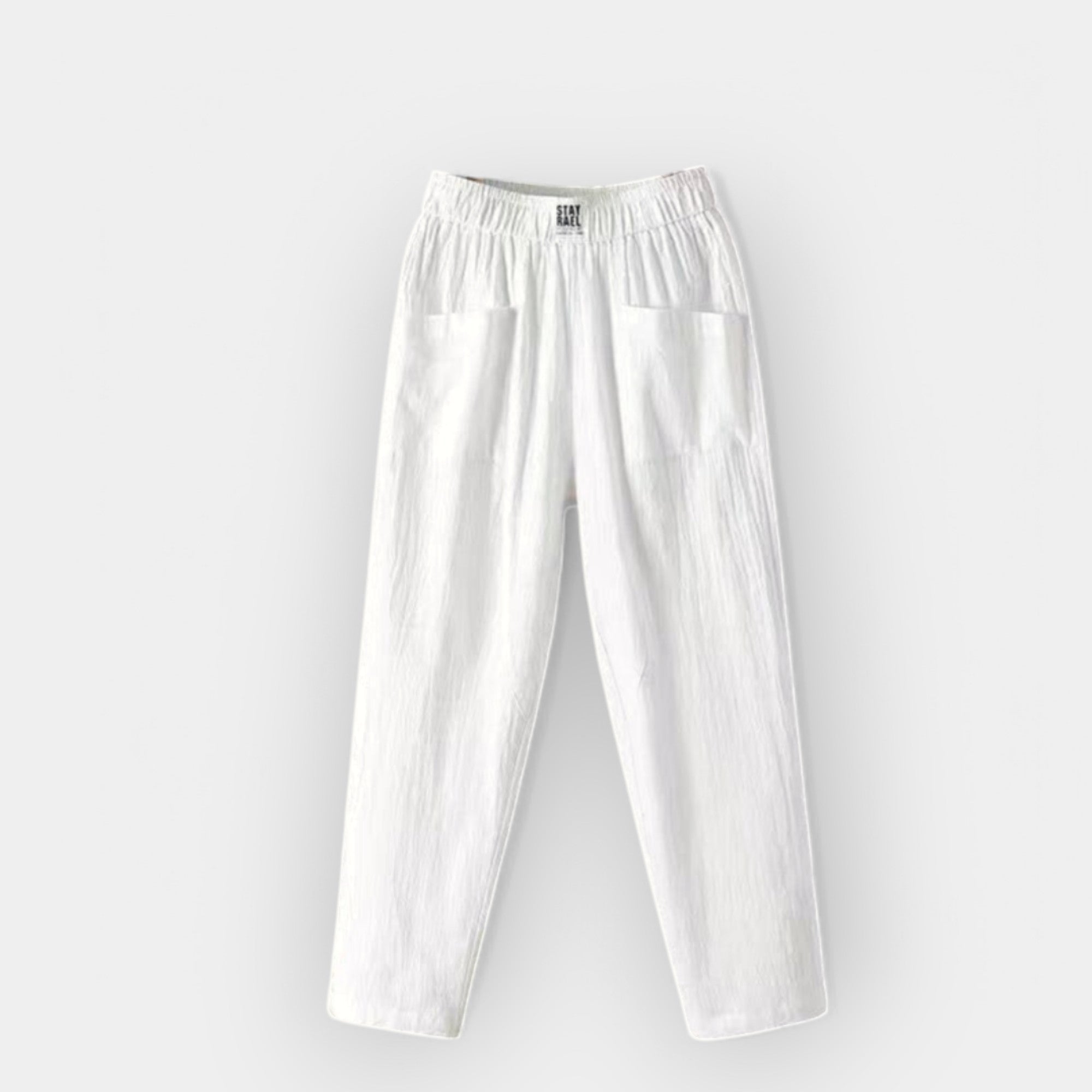 Pantalones de lino cómodos LuvaModa