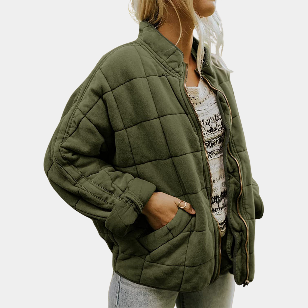 Chaqueta acolchada elegante y cómoda. Luvamoda