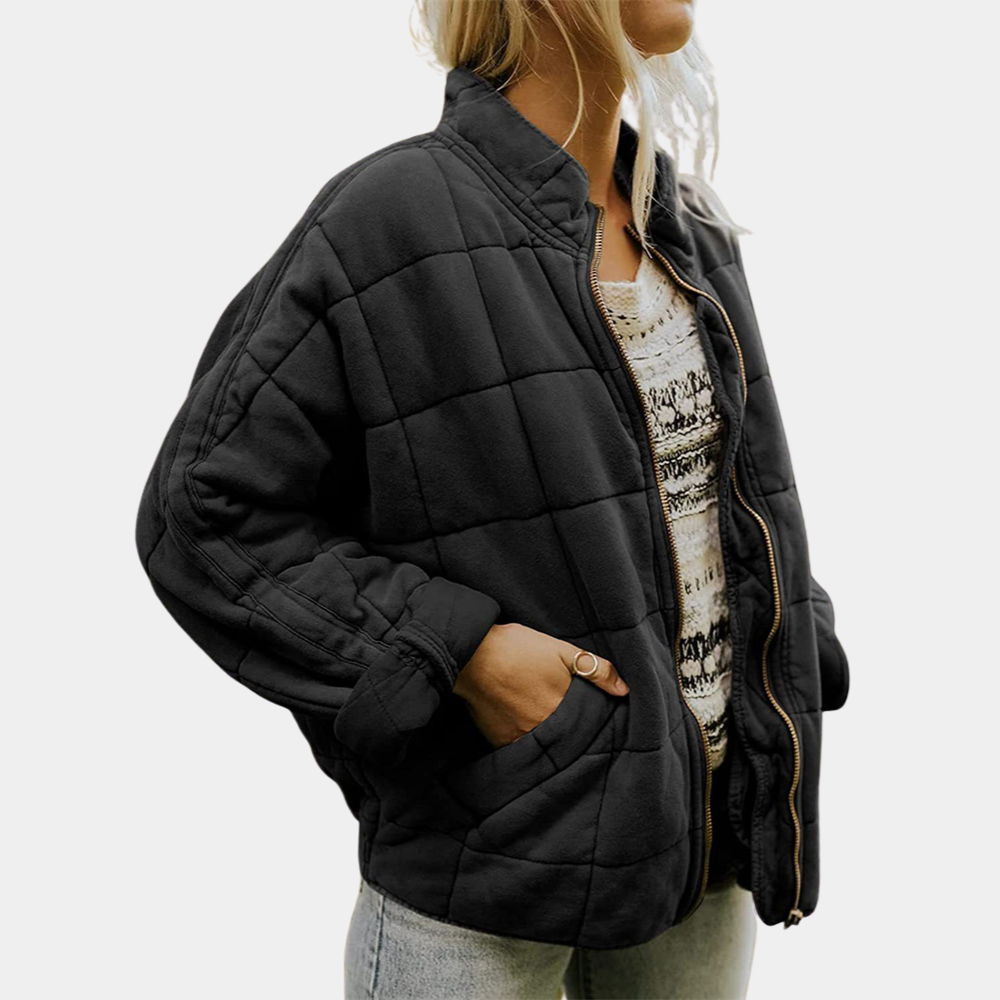 Chaqueta acolchada elegante y cómoda. Luvamoda