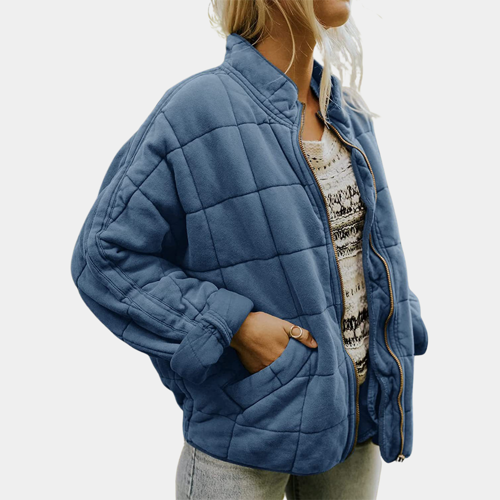 Chaqueta acolchada elegante y cómoda. Luvamoda