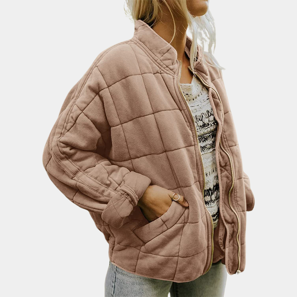 Chaqueta acolchada elegante y cómoda. Luvamoda