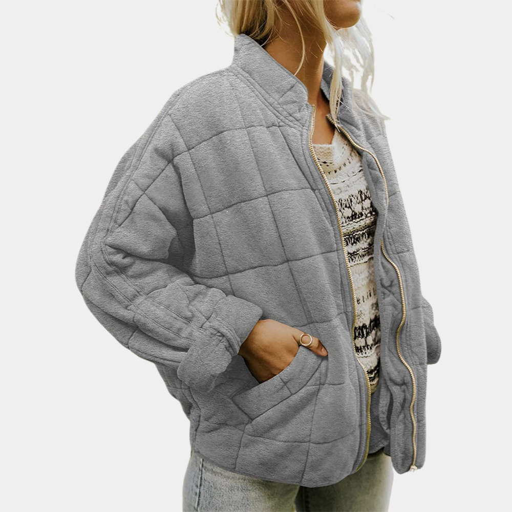 Chaqueta acolchada elegante y cómoda. Luvamoda