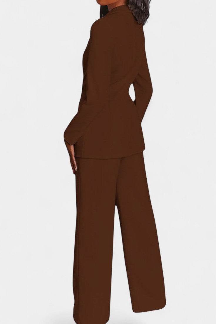 Conjunto de chaqueta y pantalones anchos Marnie hechos a medida LuvaModa