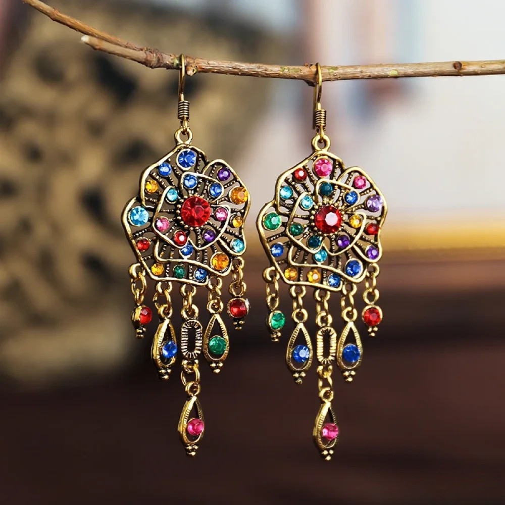 Clavijas colgantes retro coloridas LuvaModa