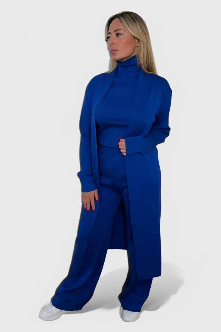Conjunto de tres piezas de punto Mahalia LuvaModa