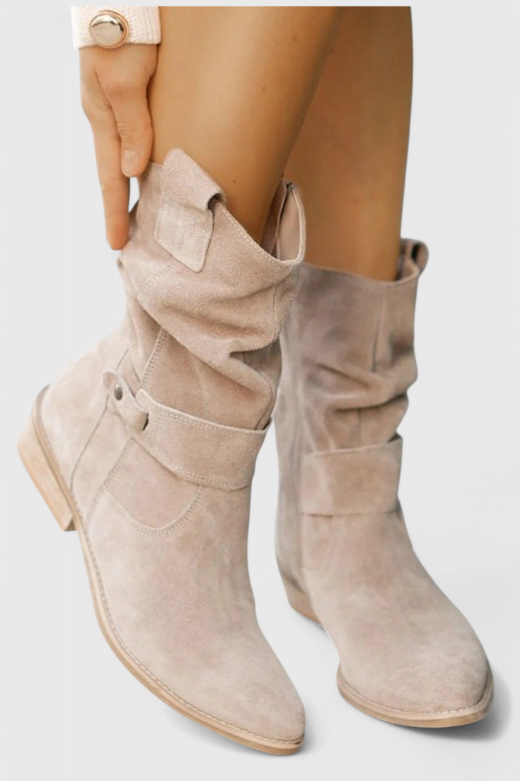 Aira - Botines clásicos de ante LuvaModa