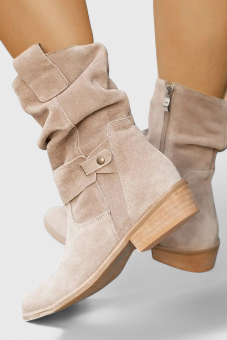 Aira - Botines clásicos de ante LuvaModa