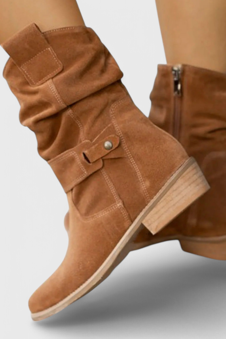 Aira - Botines clásicos de ante LuvaModa