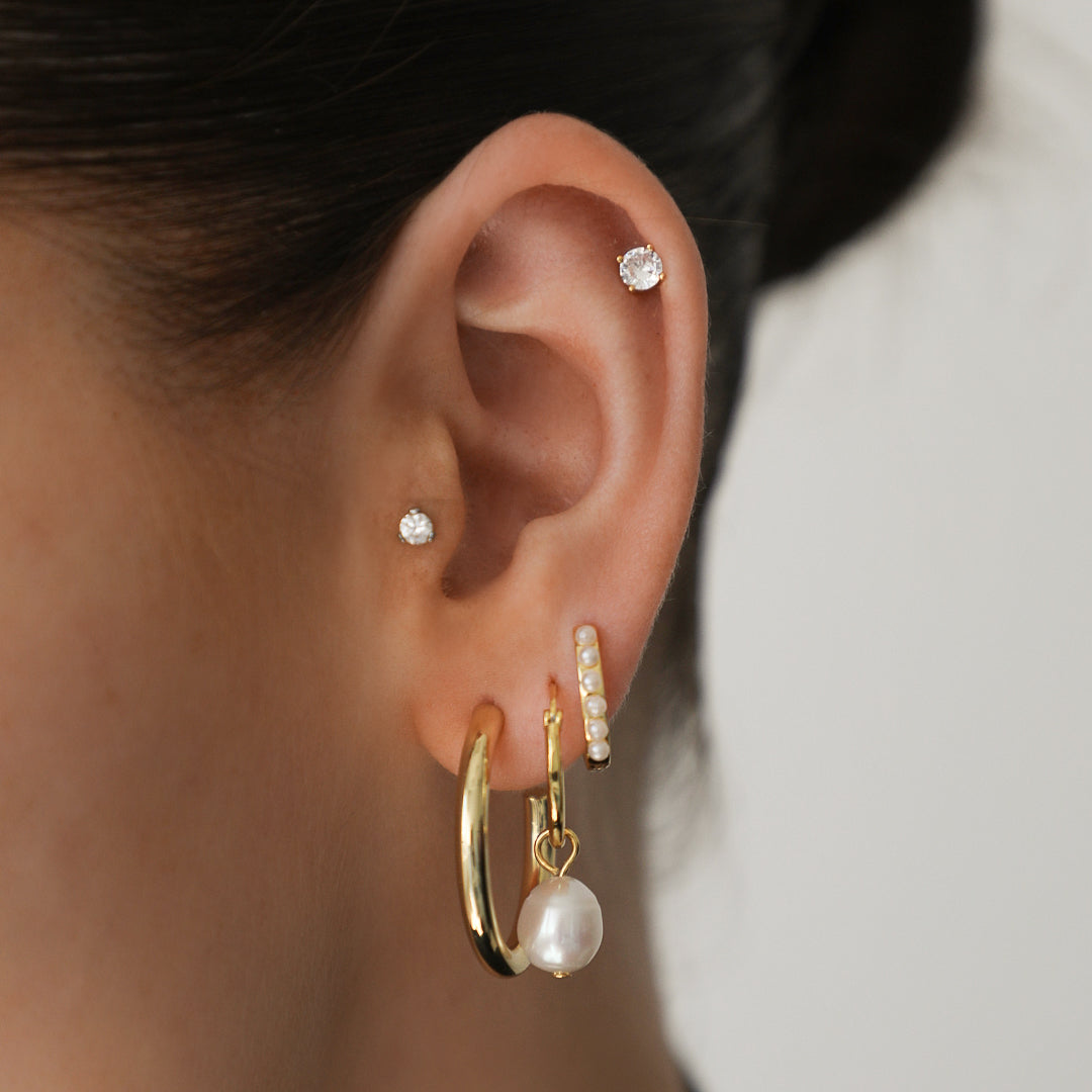 Pendientes colgantes brillantes LuvaModa