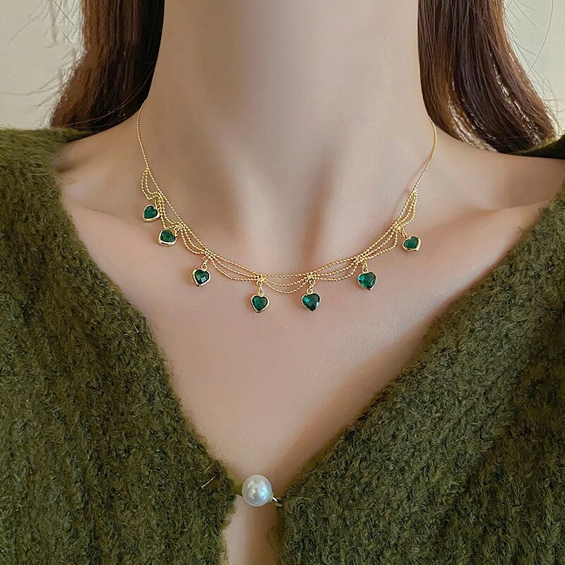 Collar de corazón LuvaModa