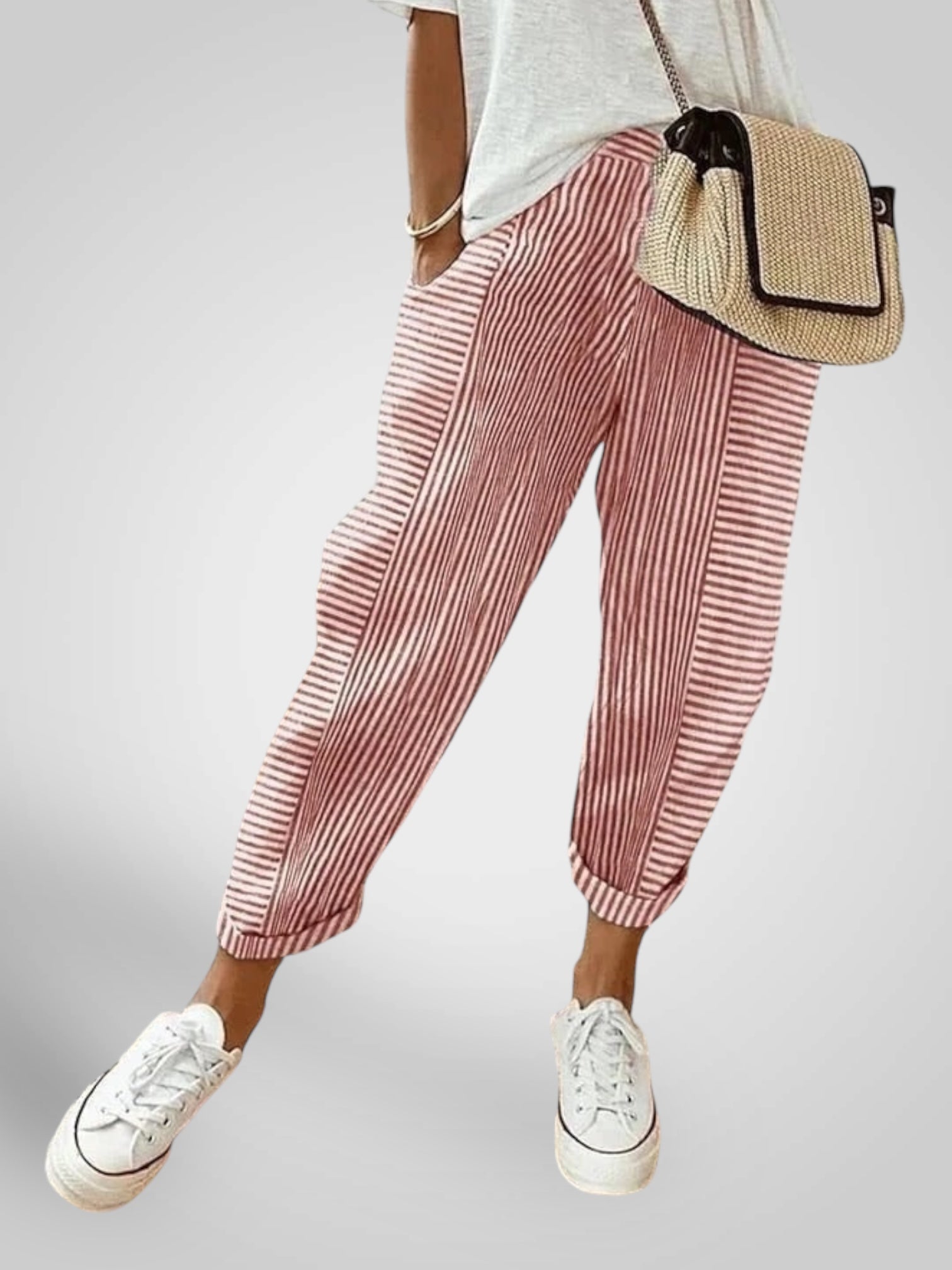 Rory | Pantalones cómodos a rayas LuvaModa