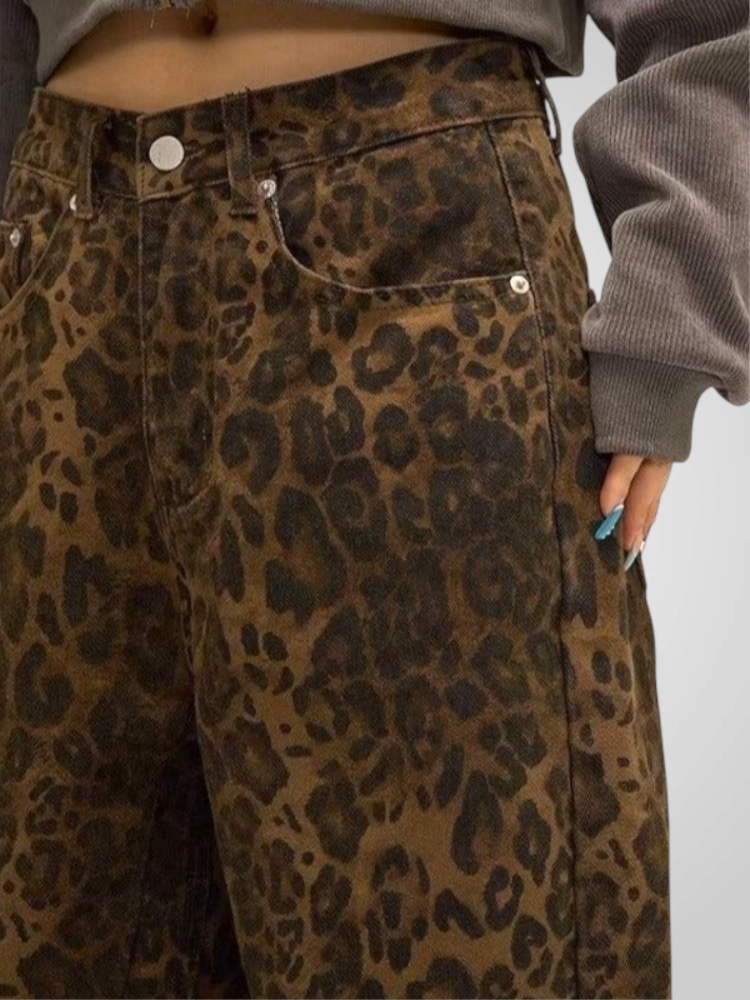 Leoni | Pantalones con estampado de leopardo para mujer LuvaModa