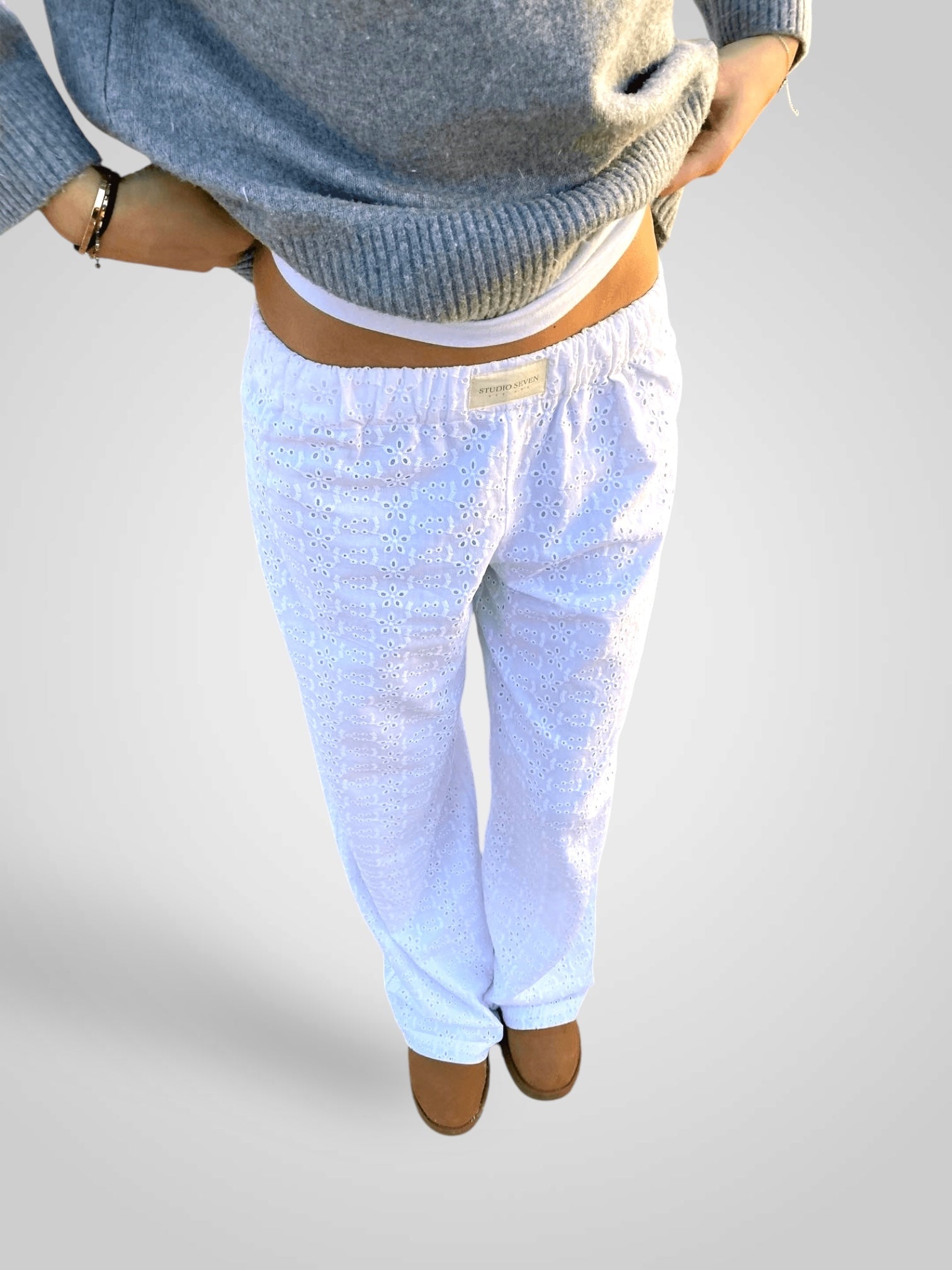 Bella | Pantalones de estar por casa para mujer - Cintura elástica LuvaModa