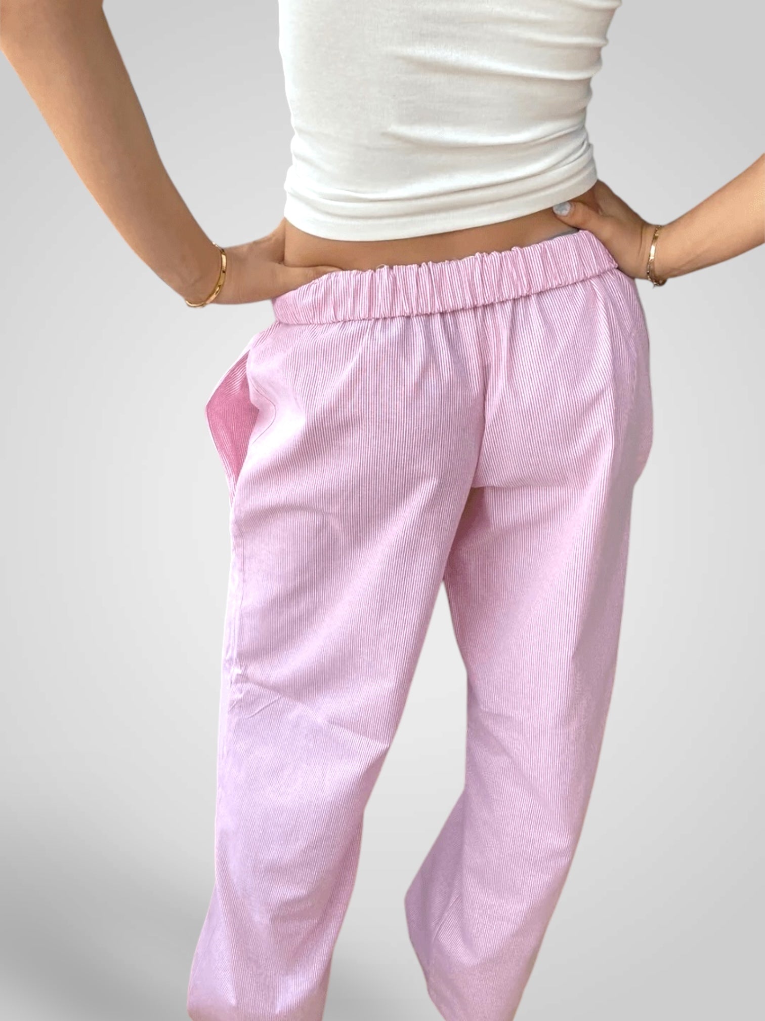 Bella | Pantalones de estar por casa para mujer - Cintura elástica LuvaModa