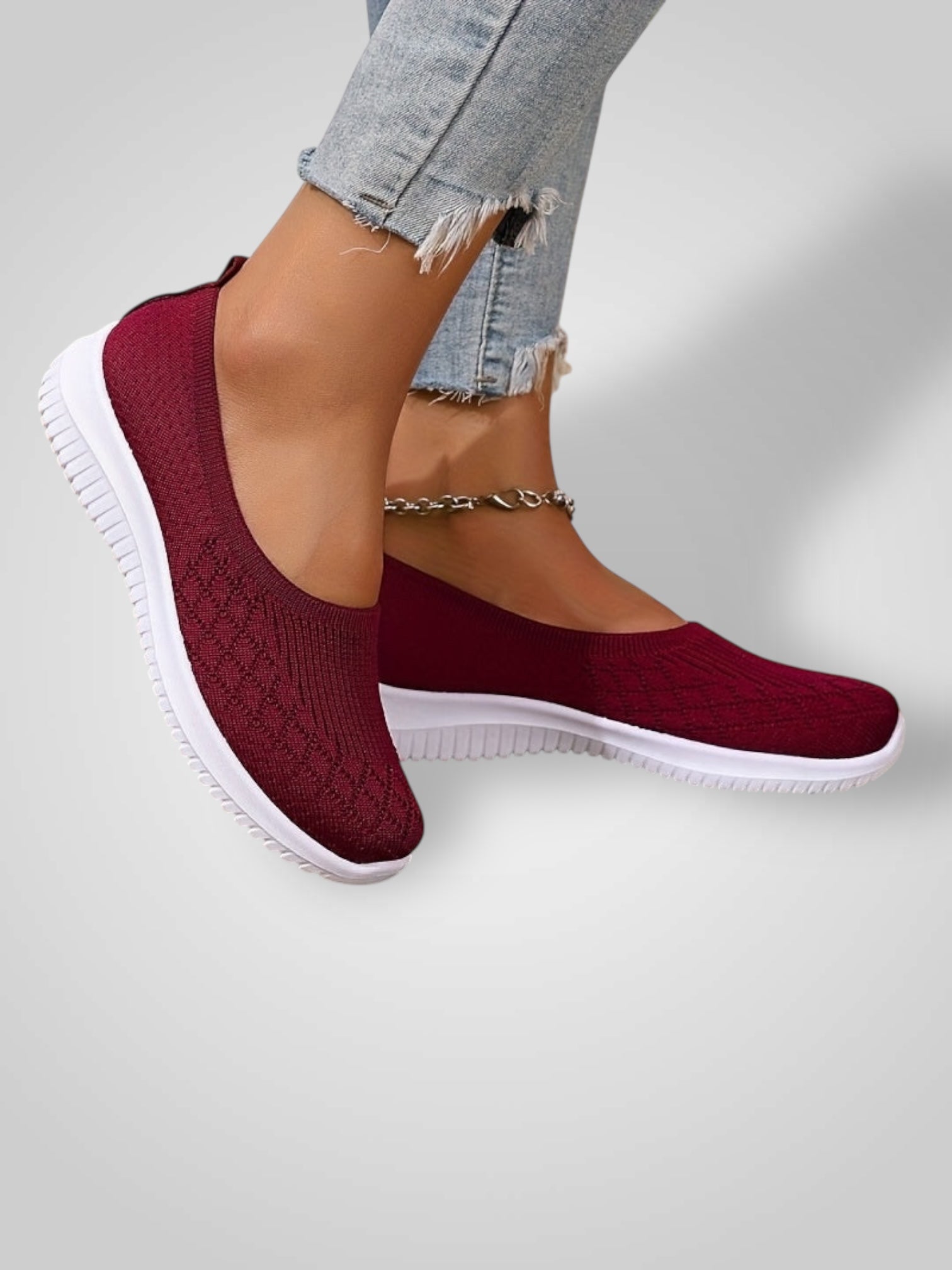 Sofina | Zapatillas transpirables sin cordones para mujer LuvaModa