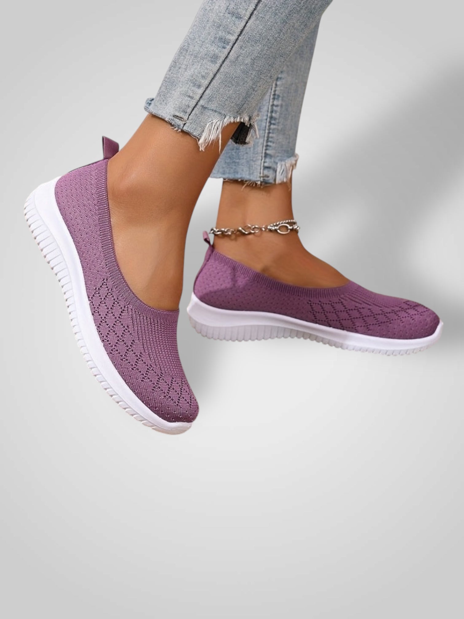 Sofina | Zapatillas transpirables sin cordones para mujer LuvaModa