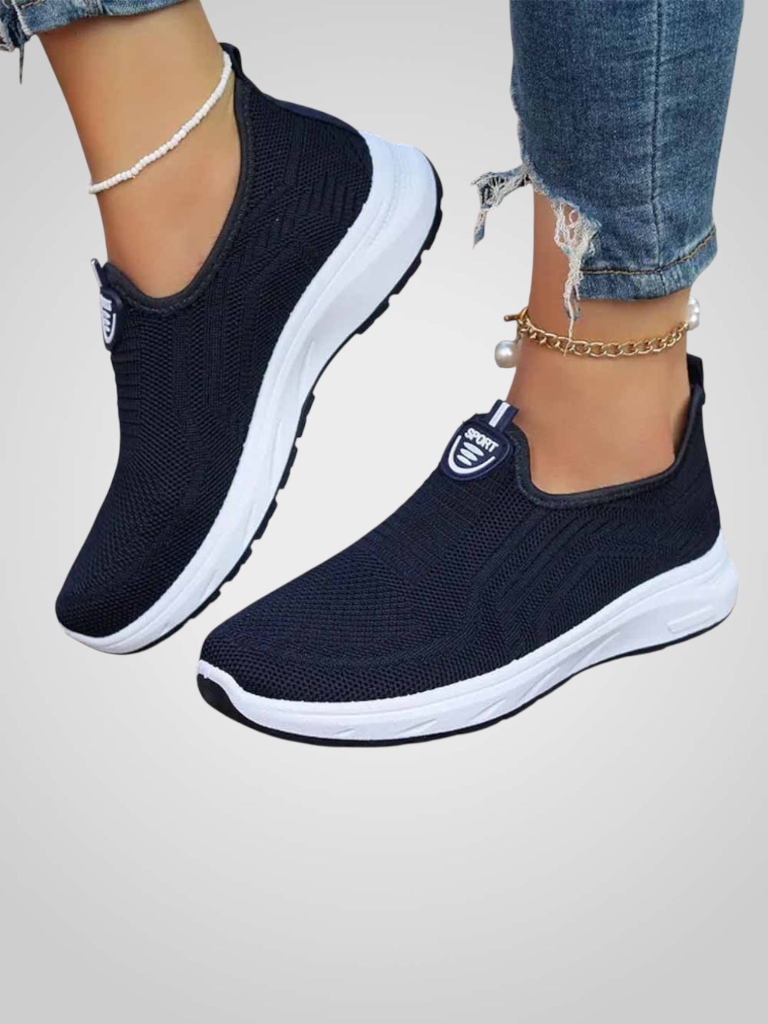 Fiona | Zapatillas deportivas sin cordones para mujer LuvaModa