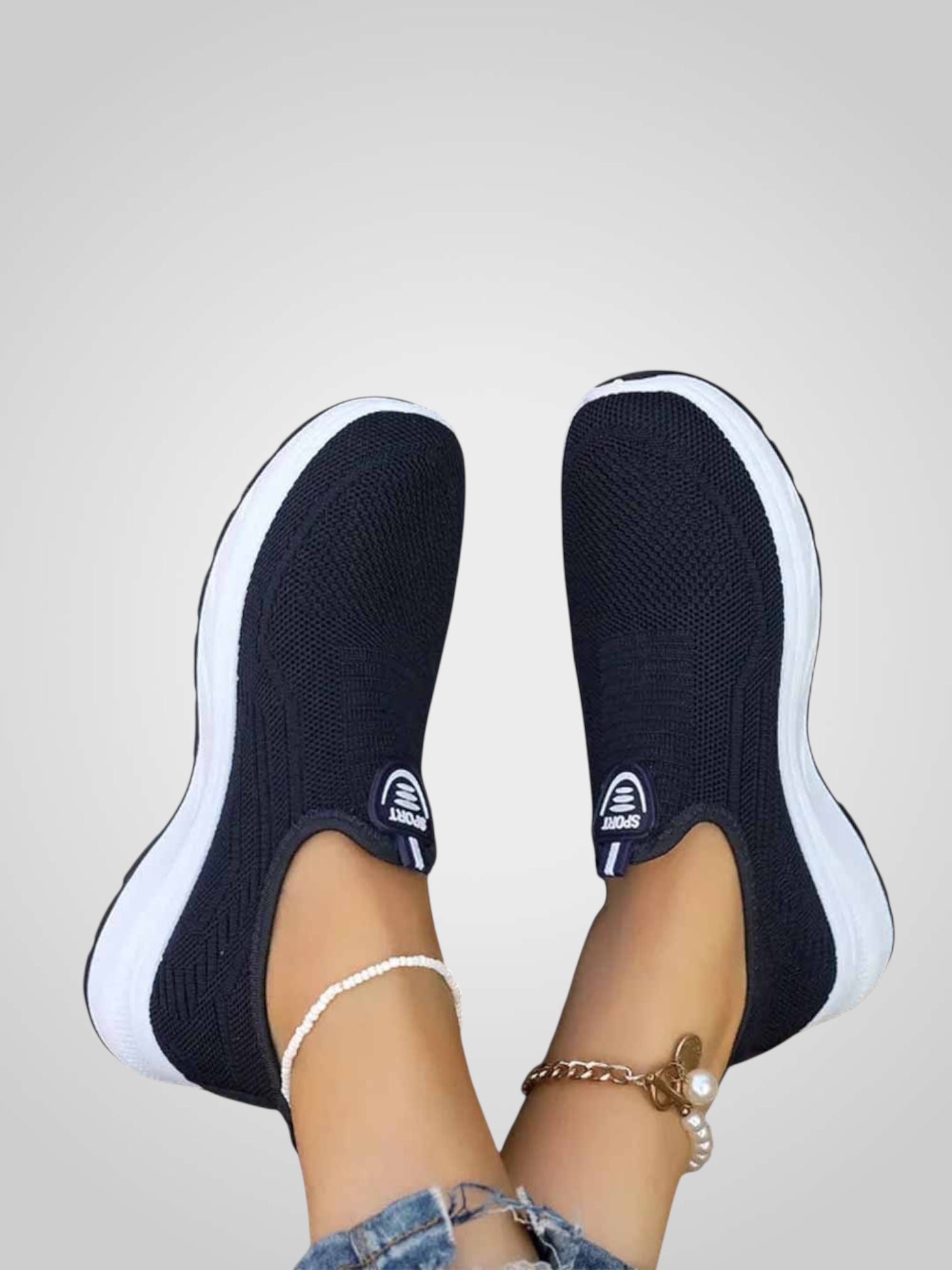 Fiona | Zapatillas deportivas sin cordones para mujer LuvaModa